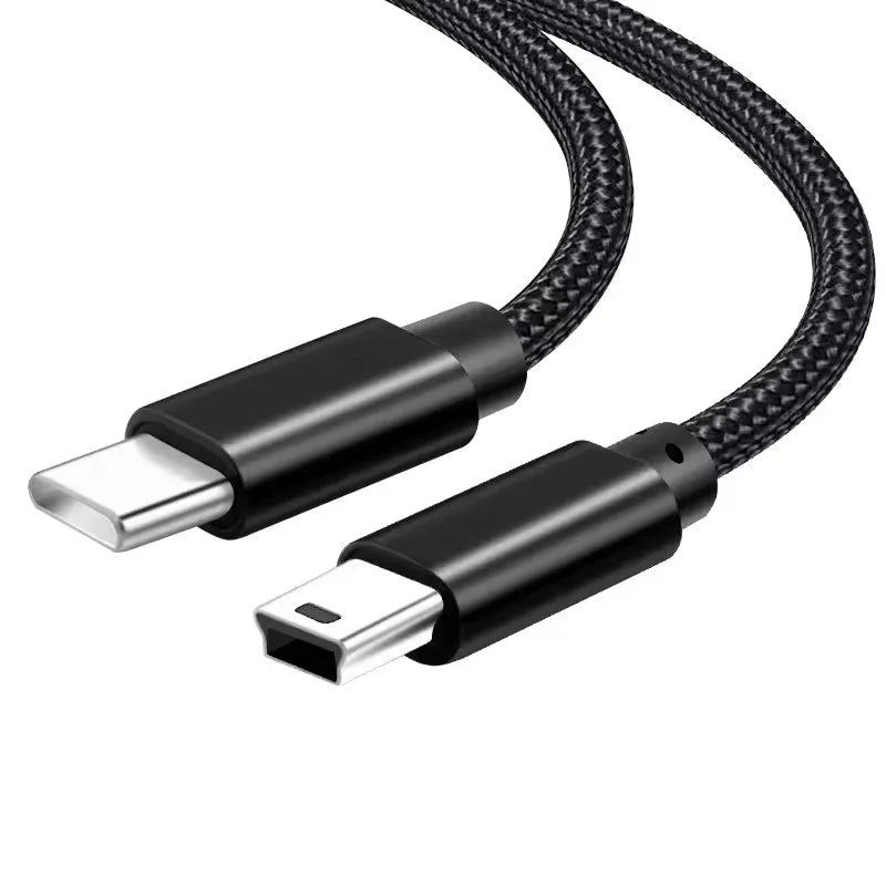 USB Type C to Mini USB Cable Adapter for MacBook Pro MP3 Camera HDD Charging Cable Data Transfer Connector Type C Mini USB Cable