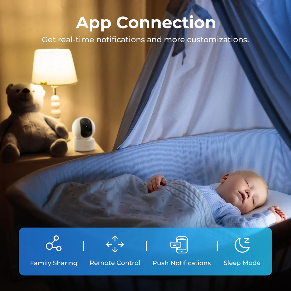 Original IMILAB Camera Plug-In Security Indoor Camera with Wi-Fi Human/Pet AI