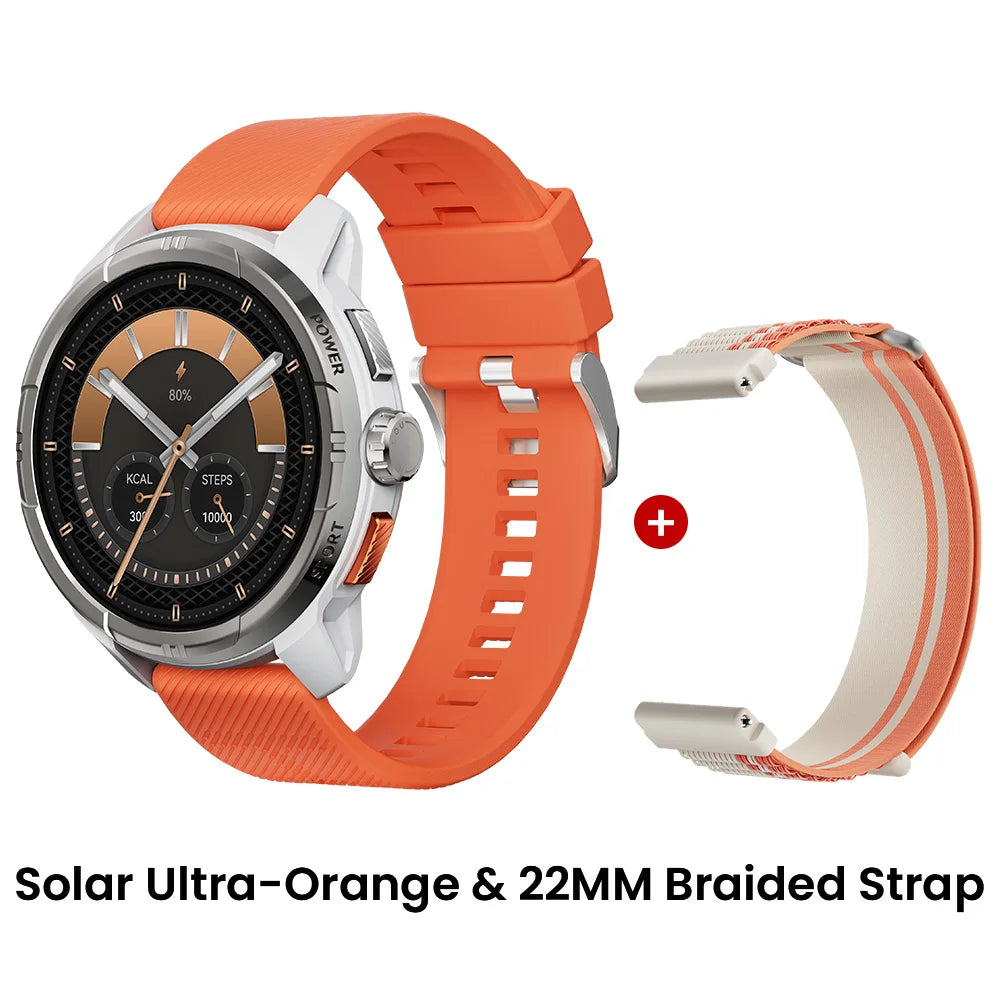 HAYLOU Solar Ultra GPS Smart Watch, 1.6" AMOLED, 5ATM Water Resistant, Bluetooth Calling