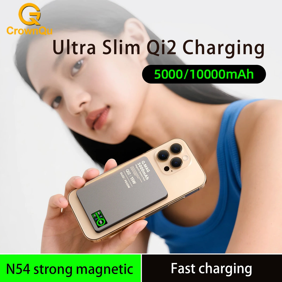 Magnetic Wireless Power Bank – Fast-Charging Portable Charger