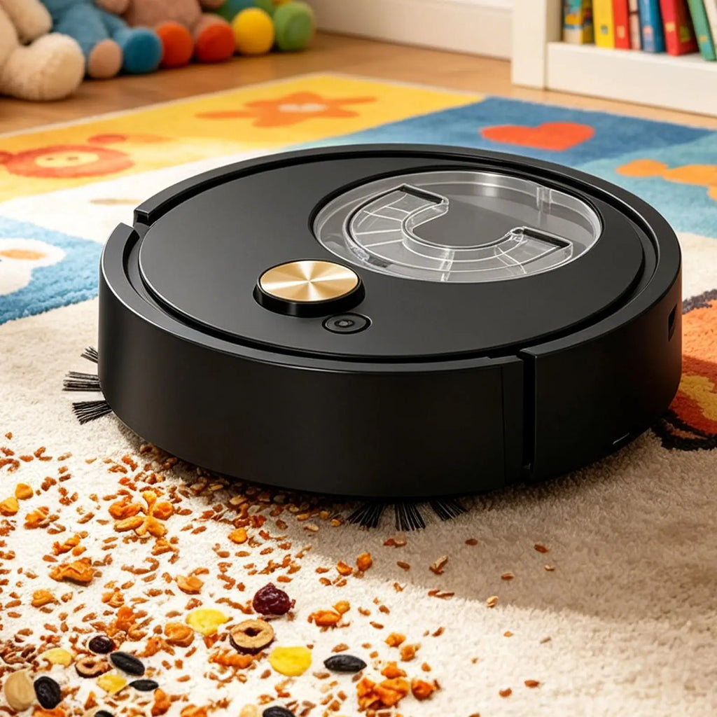 Self Cleaning Robot Vacuum Smart Cleaning Device Automatic Type-C Rechargeable Floor Robot Vacuum for Pet Hair Dust Carpet