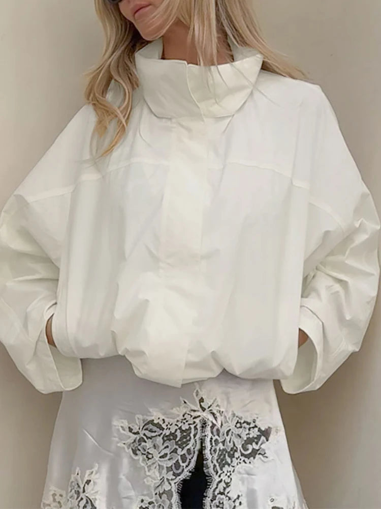 Women's Hooded Windbreaker Jacket – Lightweight Windproof Outdoor Sport Coat