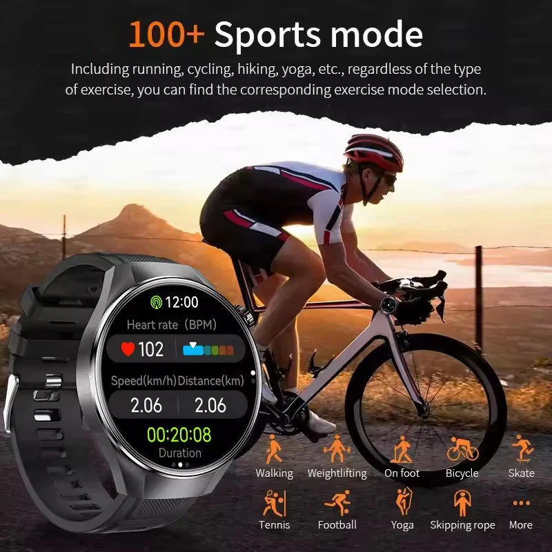 G5 Plus GPS Smart Watch for Men, 1.75" AMOLED, Compass, Bluetooth Calling, IP68