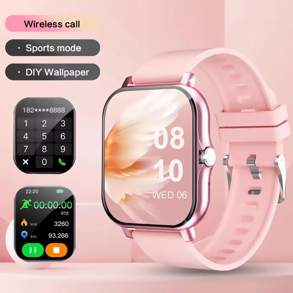 1.83" Smart Watch with Bluetooth Calling, Fitness Tracker & Sports Modes for iOS/Android