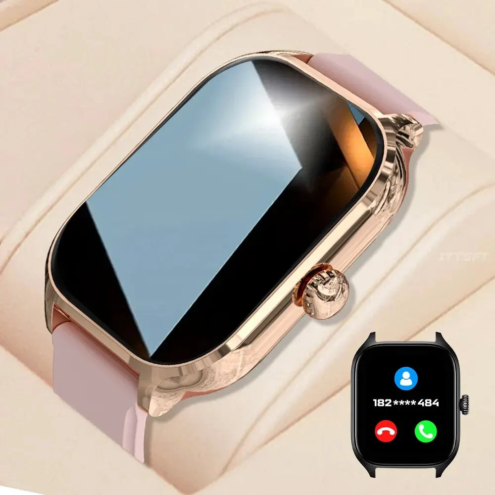H9 2.01" HD Smart Watch with Bluetooth Calling, Message Preview & Weather Forecast
