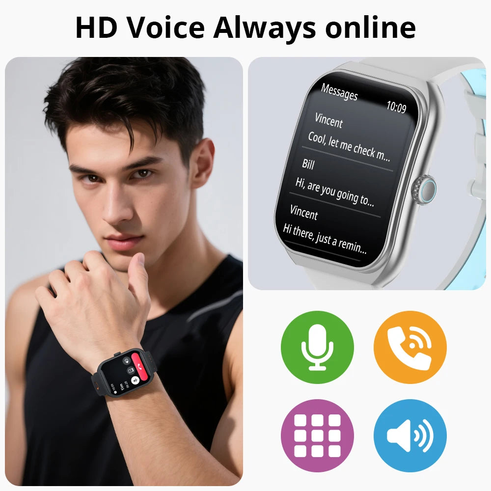 COLMI P86 Smart Watch, 1.93" AMOLED Display, Bluetooth Calling, IP68 Water Resistant