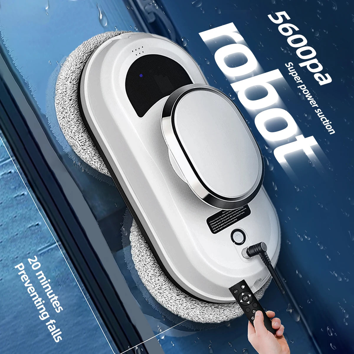 Electric Window Cleaning Robot – Smart Glass Cleaner with Suction & Spray