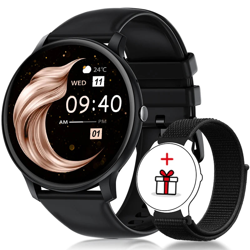 LIGE Unisex Smart Watch with Bluetooth Calling, 1.39" Display, Sports Modes