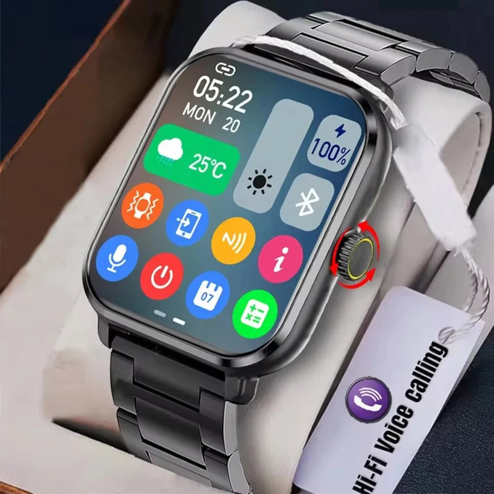 1.83" HD Smart Watch with Bluetooth Calling, Message Alerts & Music Control