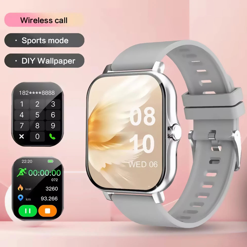 1.83" Smart Watch with Bluetooth Calling, Fitness Tracker & Sports Modes for iOS/Android
