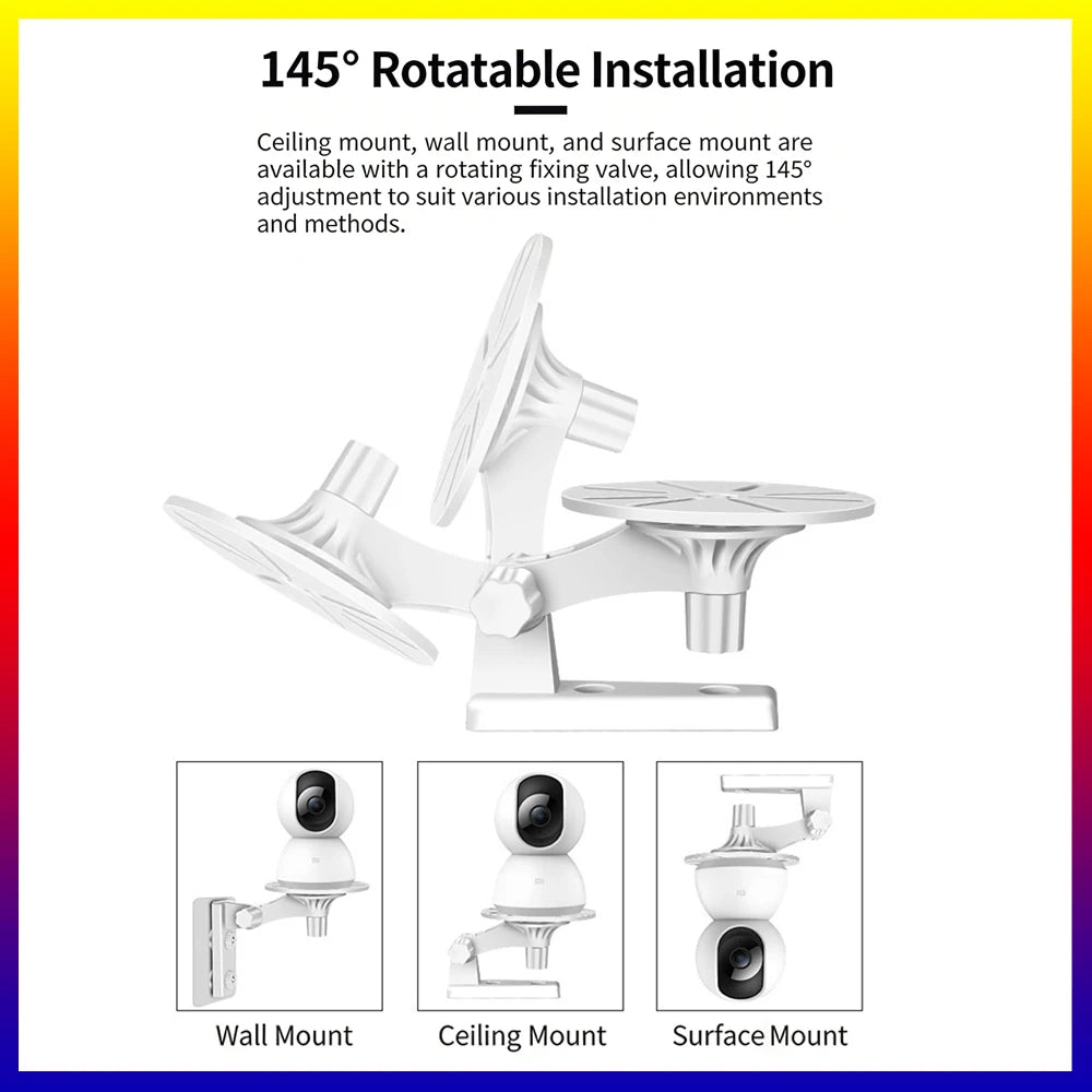 Universal Camera Support Wall Bracket, Indoor Camera Security Surveillance Accessories Camera Support And Base Holder Rack