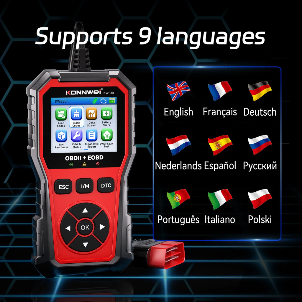Car OBD2 Scanner – Engine Fault Code Reader & Diagnostic Tool