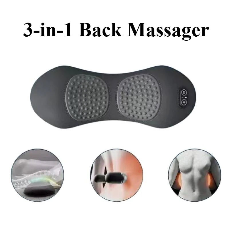 Multifunctional 3-in-1 Back & Neck Massager with Heat