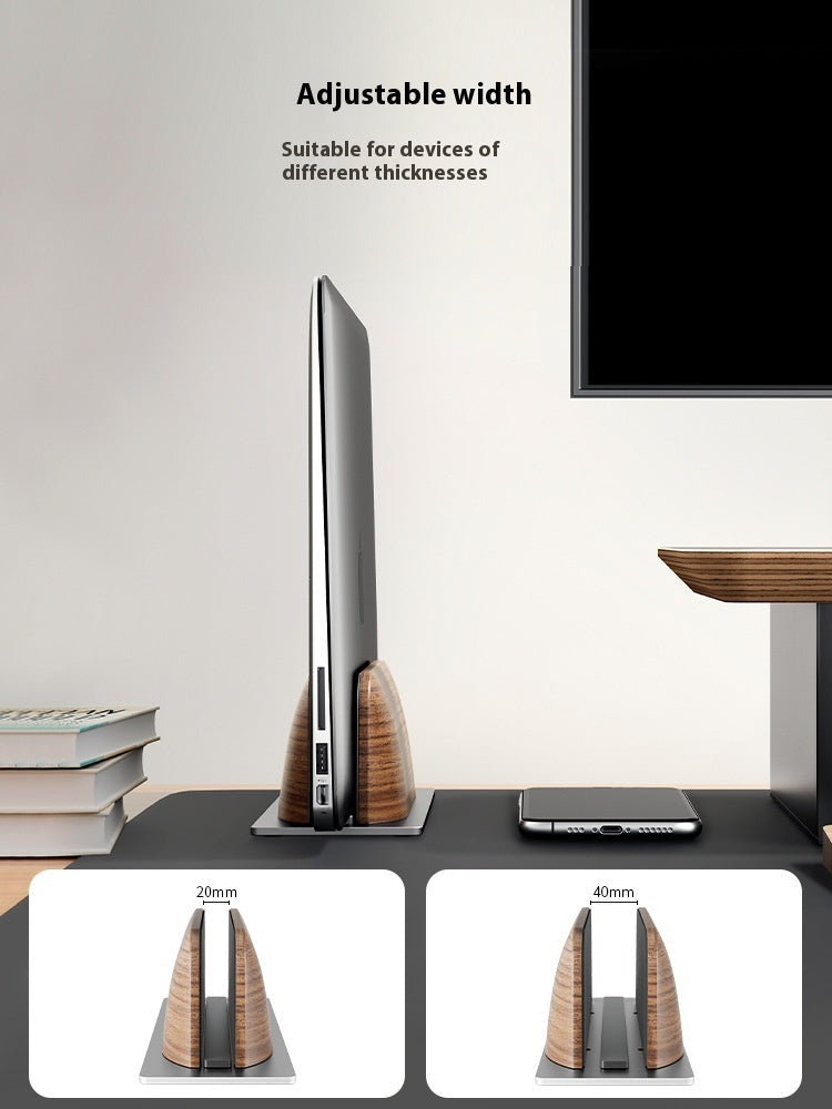 Aluminum Alloy Vertical Laptop Stand - image 3